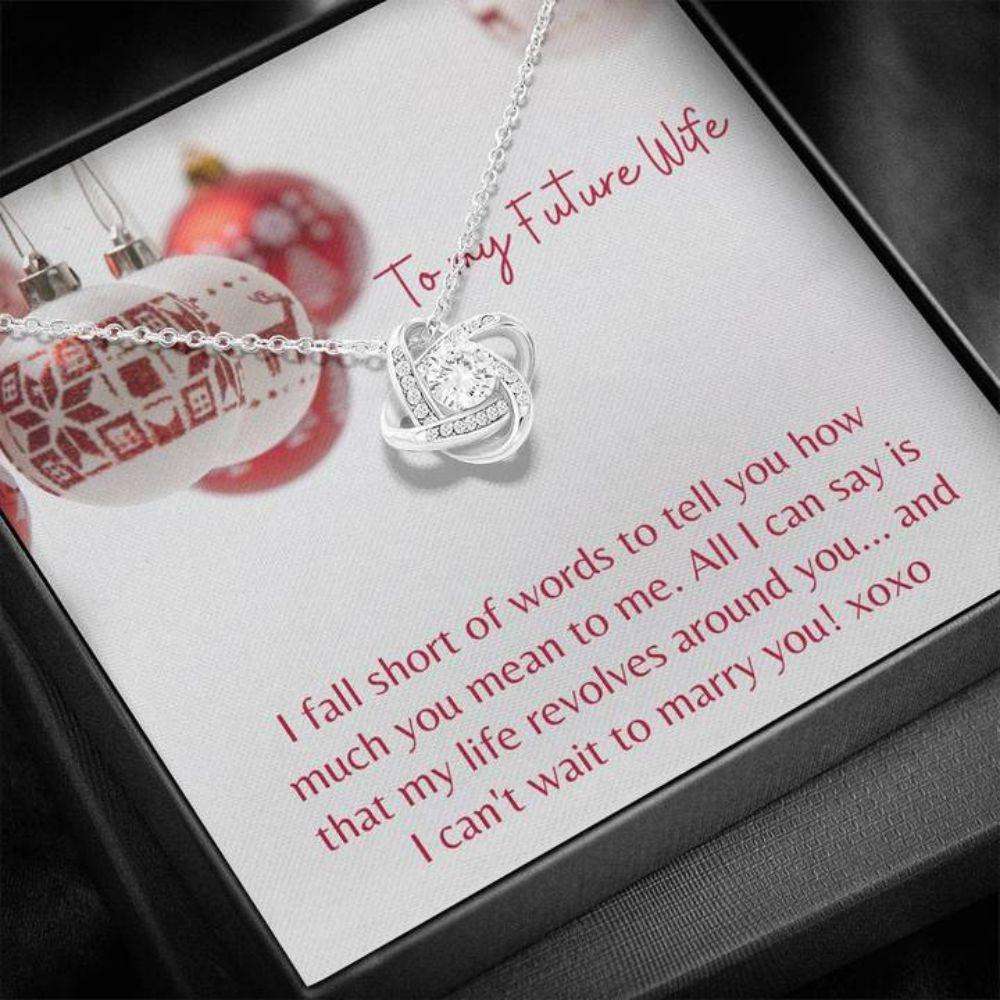 Future Wife Necklace “ Necklace For Fianc� “ Gift Necklace With Message Card Future Wife Holiday Red Stronger Together Gifts For Friend Rakva