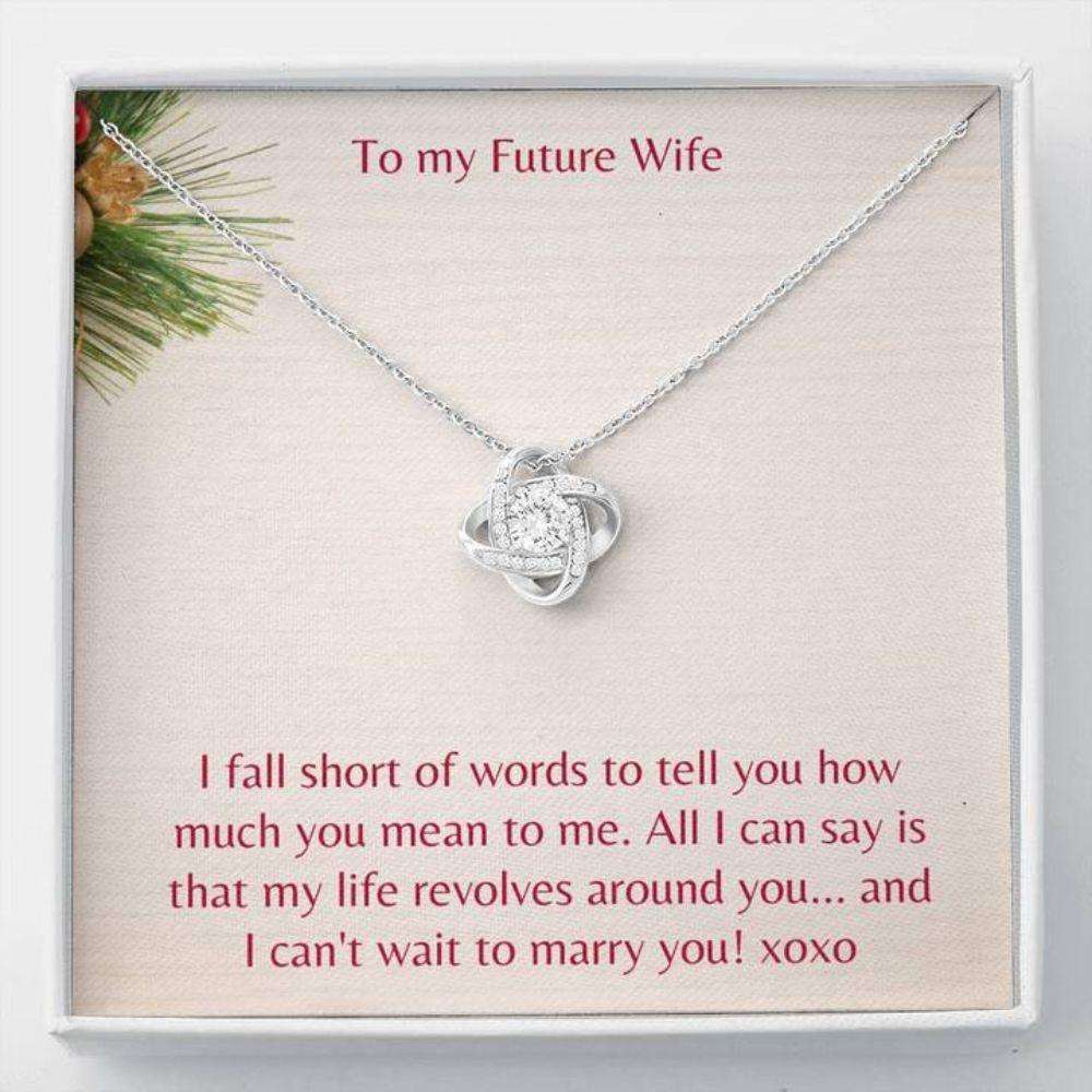 Future Wife Necklace “ Necklace For Fianc� “ Gift Necklace With Message Card Future Wife Holiday Stronger Together Gifts For Friend Rakva