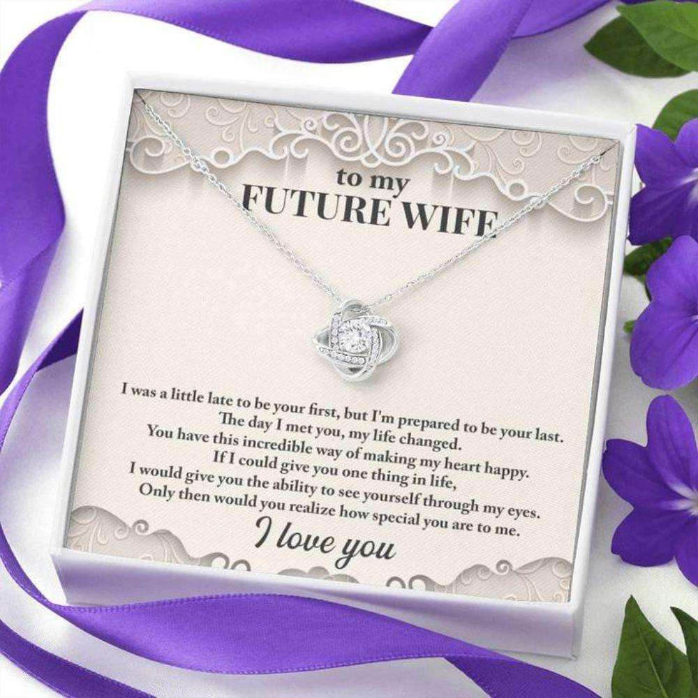 Future Wife Necklace “ Necklace For Fianc� “ Gift Necklace With Message Card Future Wife “ The Last “ Stronger Together Gifts For Friend Rakva