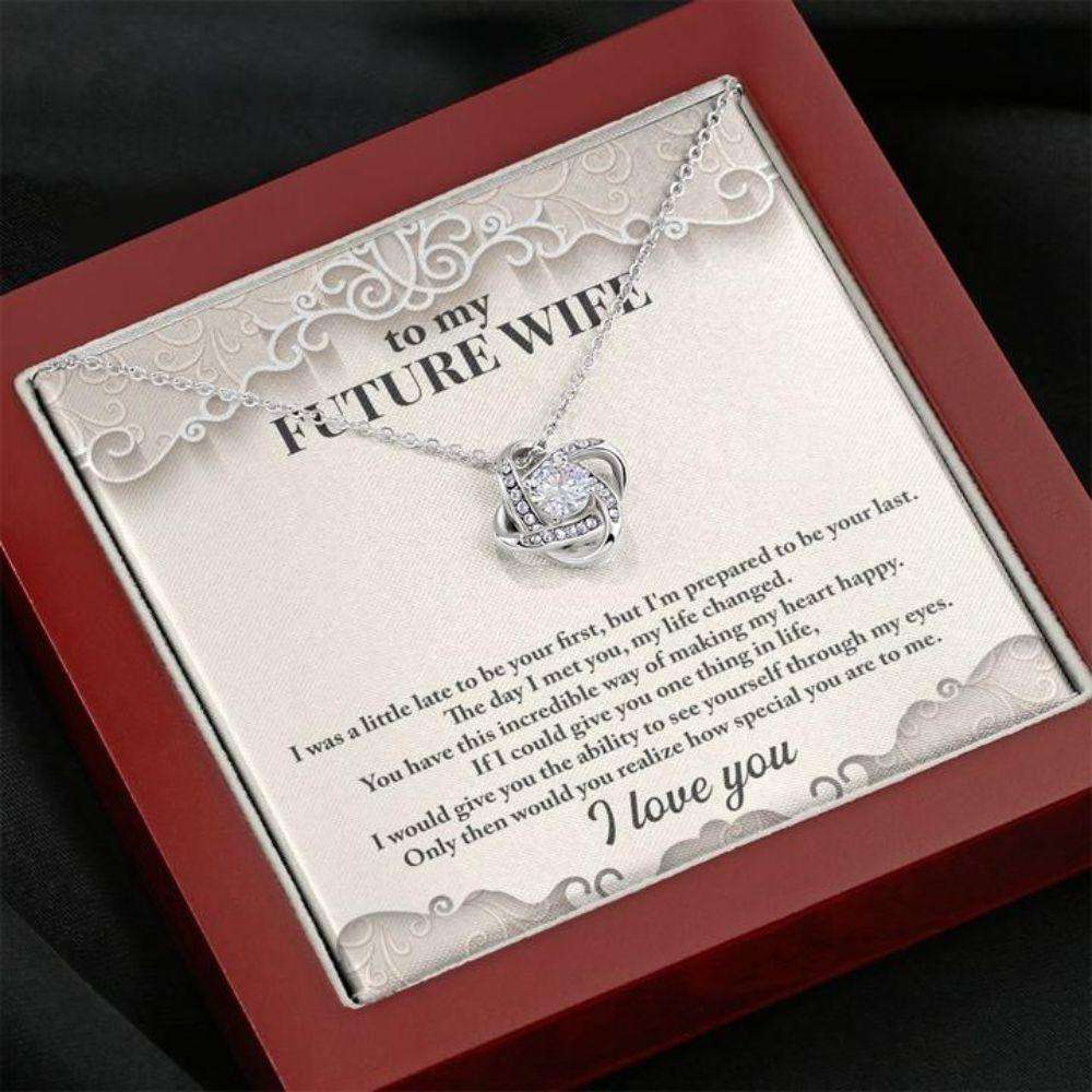 Future Wife Necklace “ Necklace For Fianc� “ Gift Necklace With Message Card Future Wife “ The Last “ Stronger Together Gifts For Friend Rakva