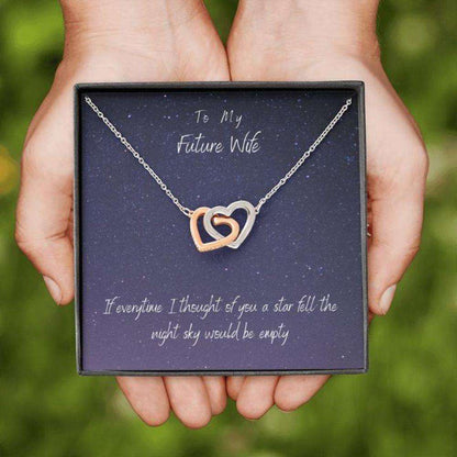 Future Wife Necklace “ Necklace For Fianc� “ Gift Necklace With Message Card Star Future Wife Gifts For Friend Rakva