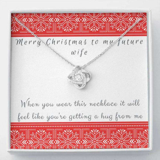 Future Wife Necklace “ Necklace For Fianc� “ Love Knot Necklace With Message Card Future Wife Gifts For Friend Rakva