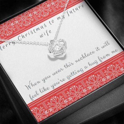 Future Wife Necklace “ Necklace For Fianc� “ Love Knot Necklace With Message Card Future Wife Gifts For Friend Rakva