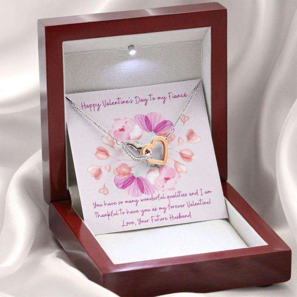 Future Wife Necklace “ Necklace For Fiance “ Gift Necklace Message Card “ To Fiance “ Valentine’S Day “ Future Wife For Karwa Chauth Rakva