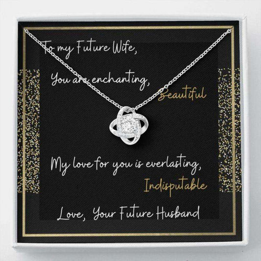 Future Wife Necklace “ Necklace For Fiance “ Gift Necklace Message Card “ To My Future Wife Enchanting “ Fiance Gifts For Friend Rakva