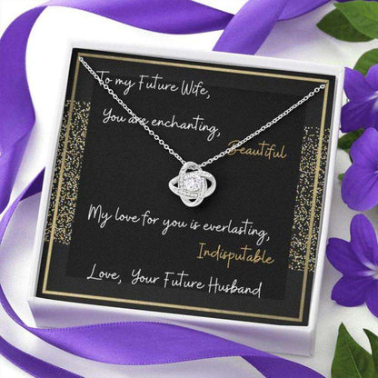 Future Wife Necklace “ Necklace For Fiance “ Gift Necklace Message Card “ To My Future Wife Enchanting “ Fiance Gifts For Friend Rakva