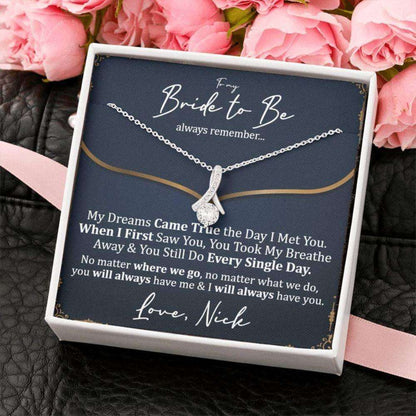 Future Wife Necklace, Personalized Sentimental Bride Necklace From Groom, Gift Gift From Groom To Bride, Bride Wedding Day Gift From Groom Gift For Bride Rakva