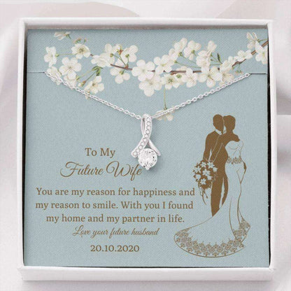 Future Wife Necklace, Pesonalized Future Wife Gift “ Bride Wedding Gift From Groom “ Bride Necklace Husband “ Gift Love Of Life Gifts for Future Wife / fiance Rakva