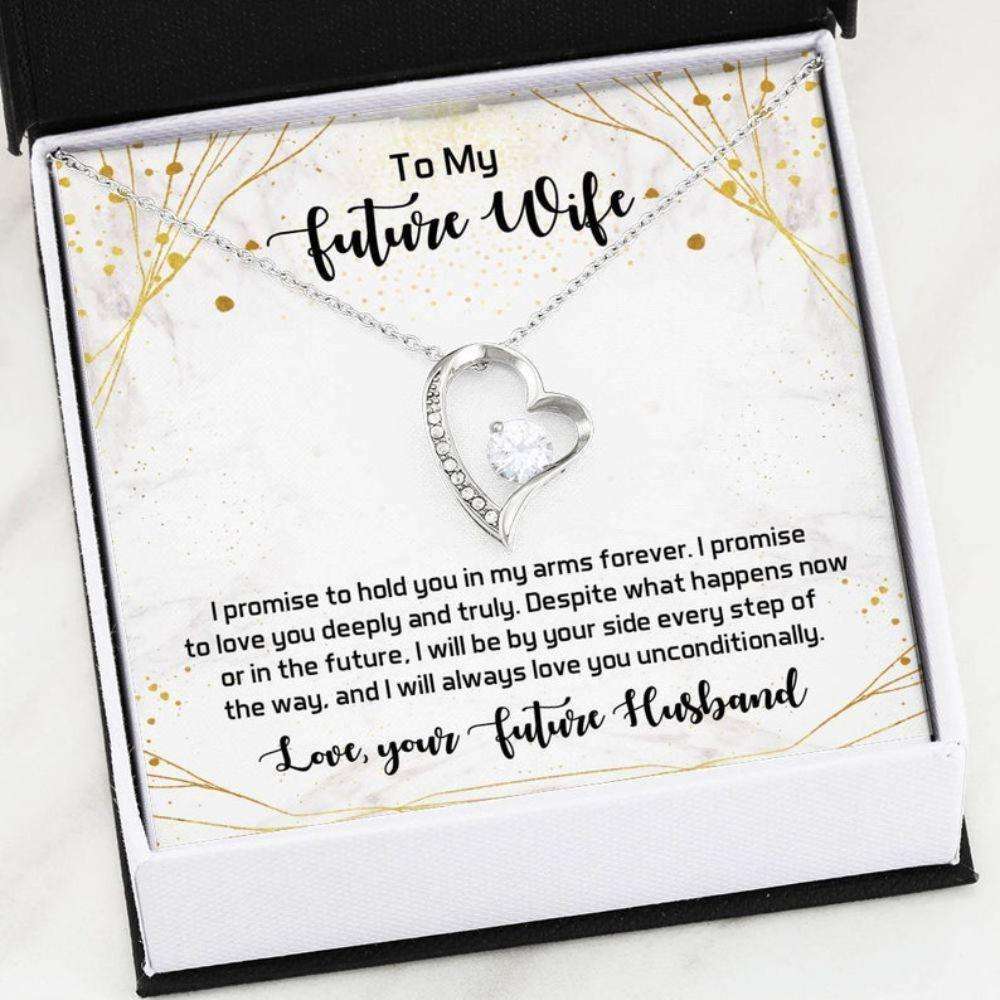 Future Wife Necklace “ Sentimental Love Card “ To My Future Wife “ Fianc�E Love Gift “ Future Wife Christmas Gift “ Celebrate Love Gifts for Future Wife / fiance Rakva