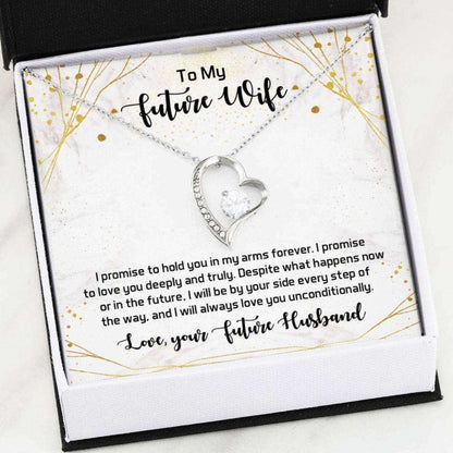 Future Wife Necklace “ Sentimental Love Card “ To My Future Wife “ Fianc�E Love Gift “ Future Wife Christmas Gift “ Celebrate Love Gifts for Future Wife / fiance Rakva