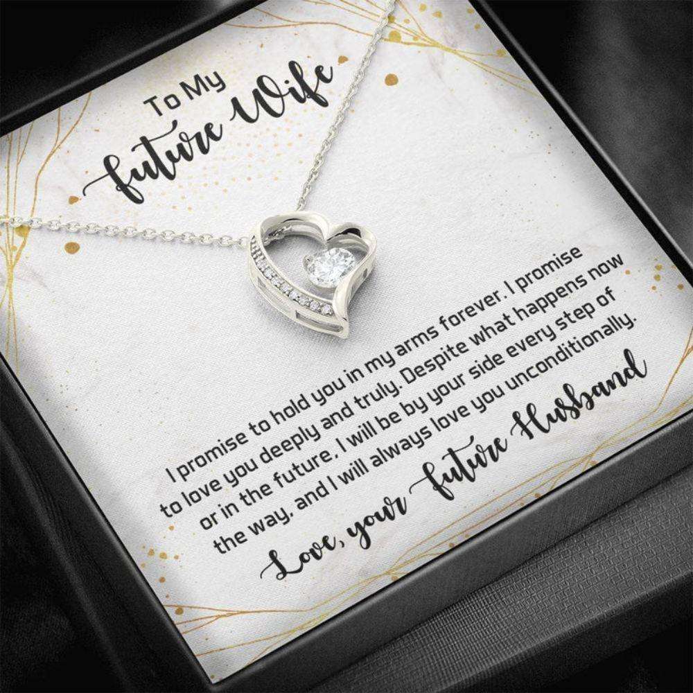 Future Wife Necklace “ Sentimental Love Card “ To My Future Wife “ Fianc�E Love Gift “ Future Wife Christmas Gift “ Celebrate Love Gifts for Future Wife / fiance Rakva