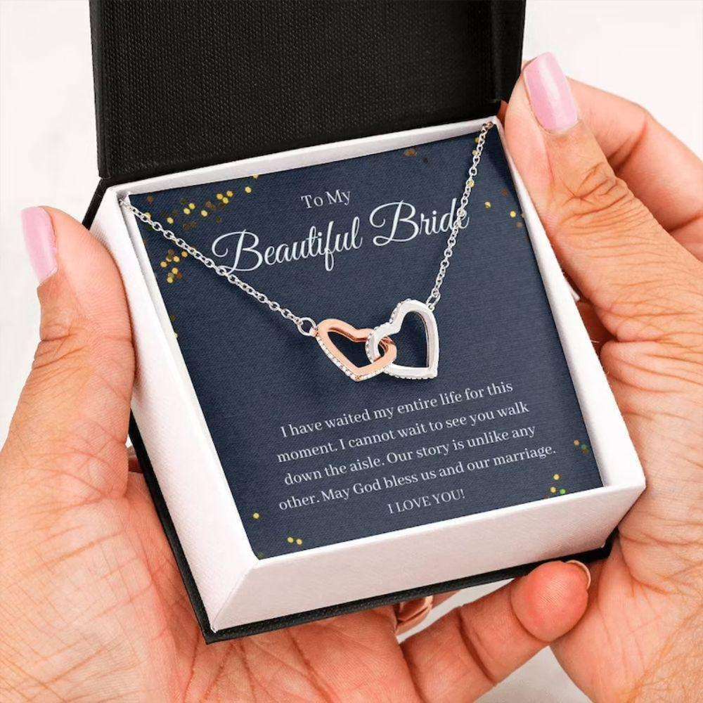 Future Wife Necklace, To My Beautiful Bride Necklace Gift From Groom, Wedding Day Gift For Bride, To Future Wife Gift For Bride Rakva