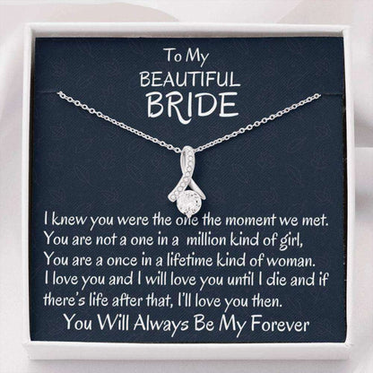 Future Wife Necklace, To My Bride Beautiful Necklace Gift From Groom, Wedding Day Gift For Bride From Groom Gift For Bride Rakva