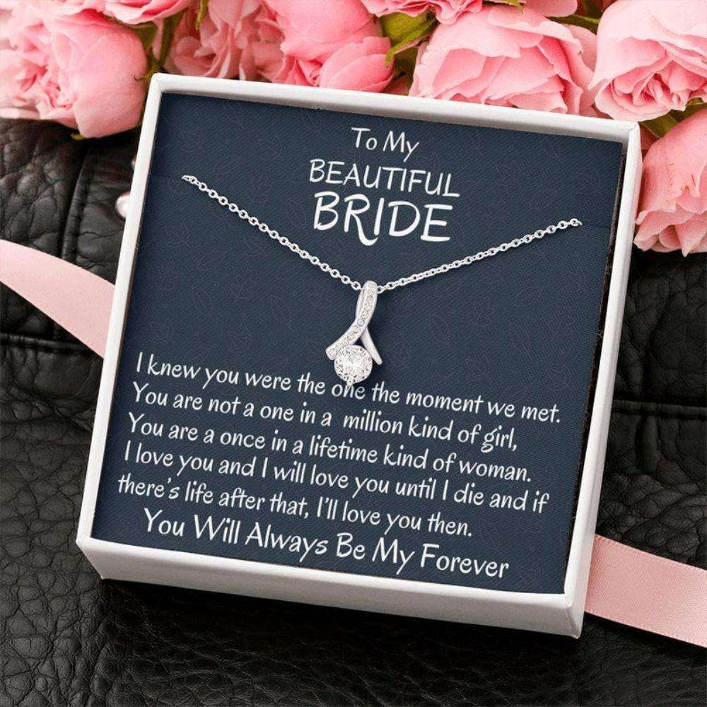 Future Wife Necklace, To My Bride Beautiful Necklace Gift From Groom, Wedding Day Gift For Bride From Groom Gift For Bride Rakva