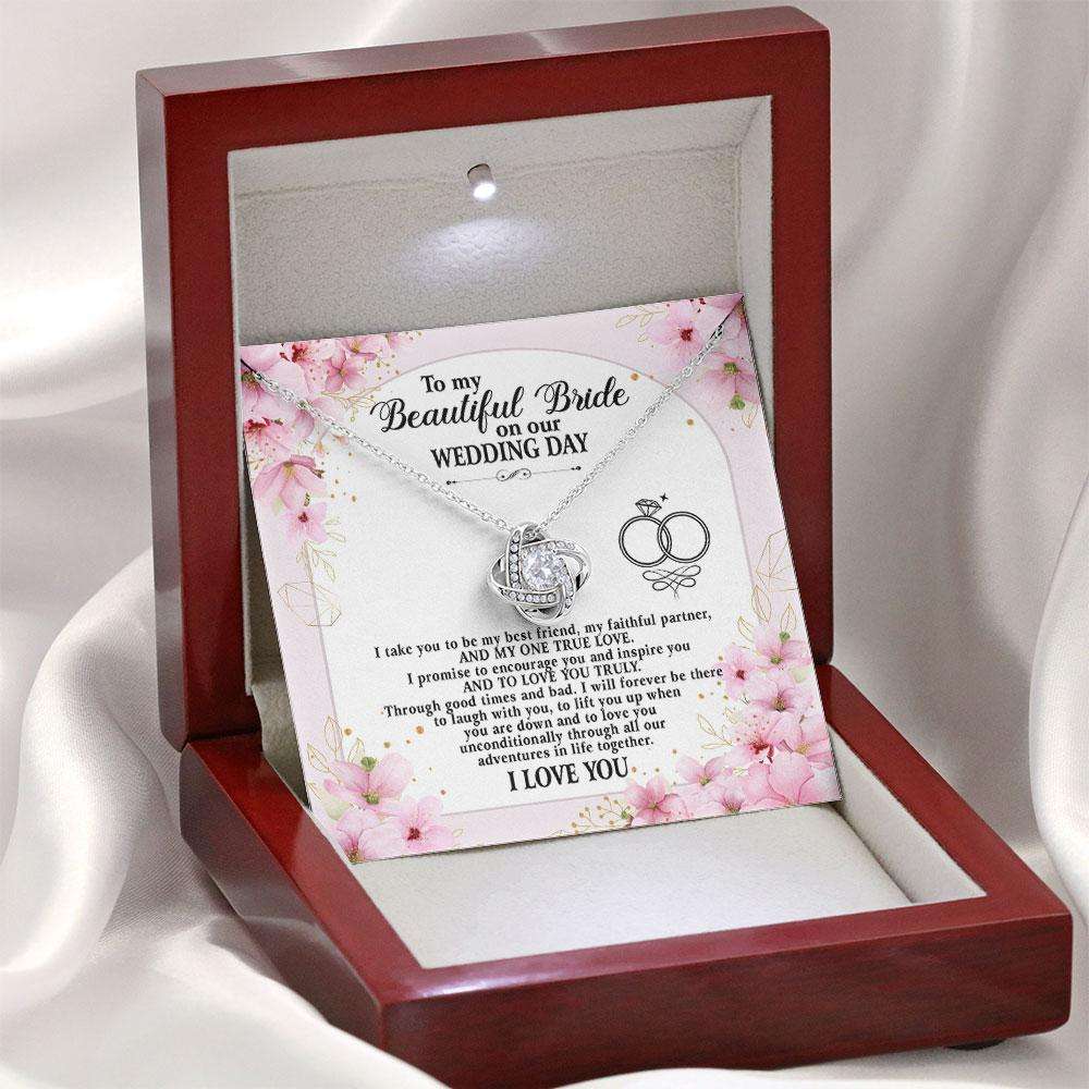 Future Wife Necklace, To My Bride Gift From Groom, Wedding Day Gift, Groom To Bride, Gift From Groom To Bride, Beautiful Bride Custom Necklace Gifts For Friend Rakva