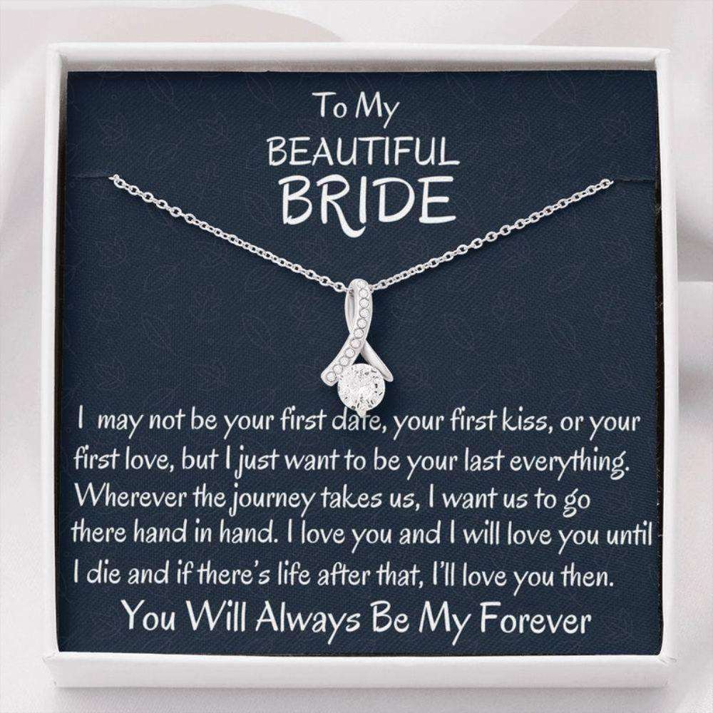 Future Wife Necklace, To My Bride Necklace, Wedding Day Gift For Bride From Groom, Gift For Wife To Be Gift For Bride Rakva