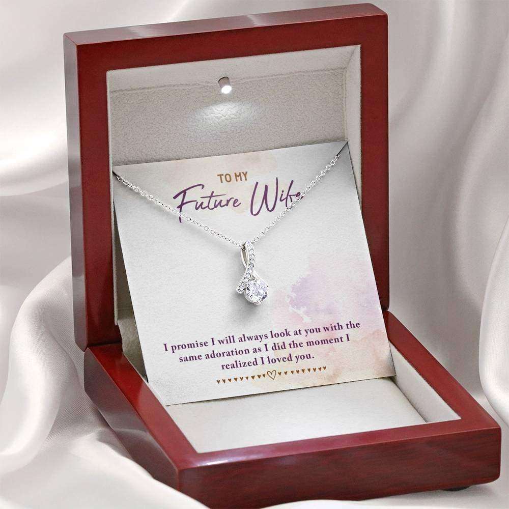 Future Wife Necklace, To My Future Wife Alluring Beauty Necklace Gift For Bride Rakva