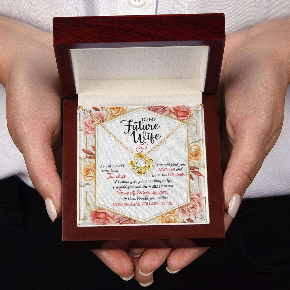 Future Wife Necklace, To My Future Wife Find You Sooner Necklace Message Card Gift Box Gift For Girlfriend Soulmate Love Gifts For Friend Rakva