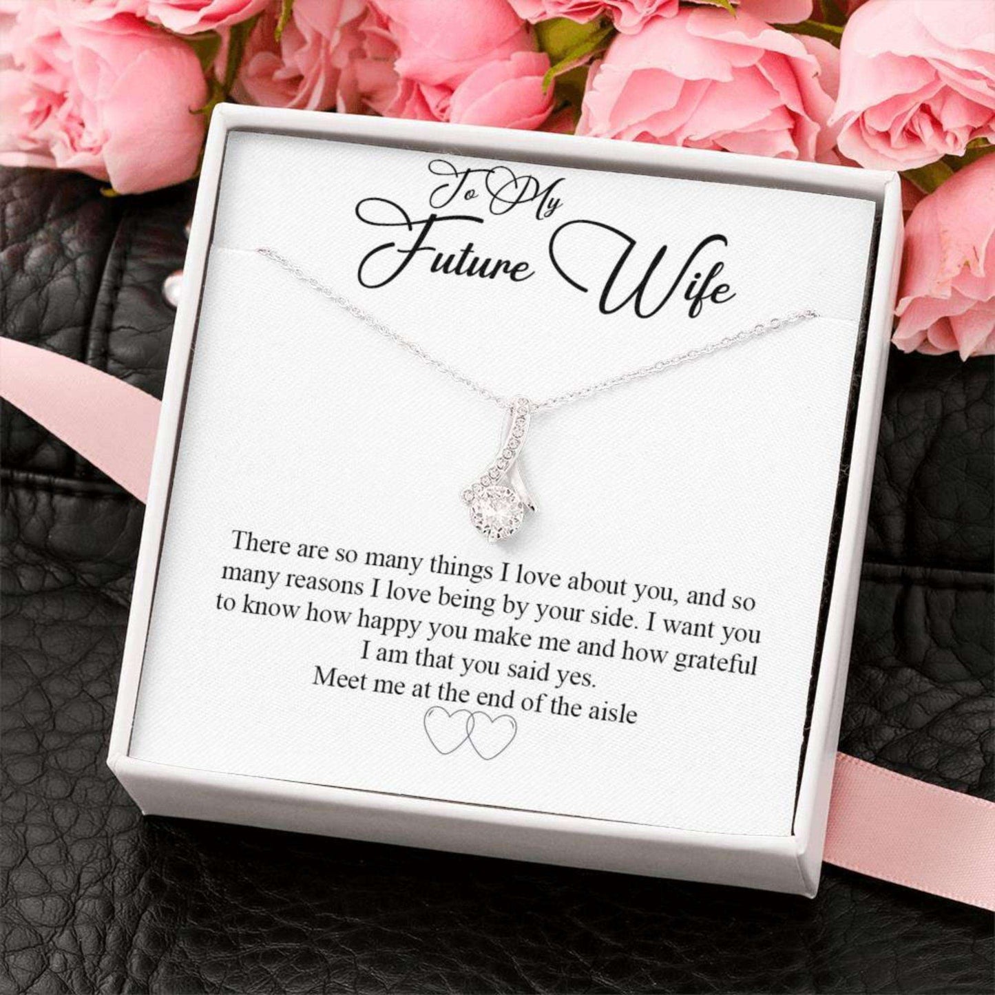 Future Wife Necklace, To My Future Wife Gift Ͽ½ Alluring Beauty Necklace Gift For Bride Rakva