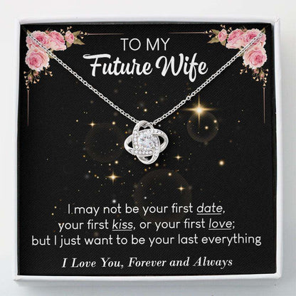 Future Wife Necklace, To My Future Wife Gift Gift “ Love Knot Necklace V1 Gifts For Friend Rakva