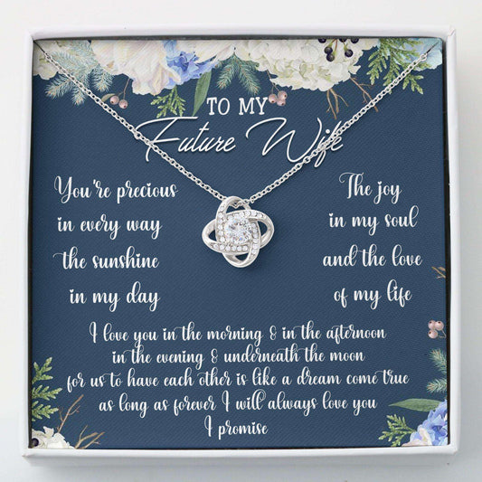 Future Wife Necklace, To My Future Wife Gift “ Love Knots Necklace Gift For Bride Rakva