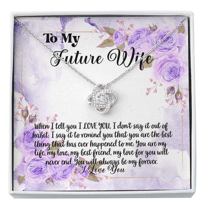 Future Wife Necklace, To My Future Wife Necklace Gift, Birthday Necklace For Fianc�E, Necklace For Her Anniversary Gifts For Friend Rakva