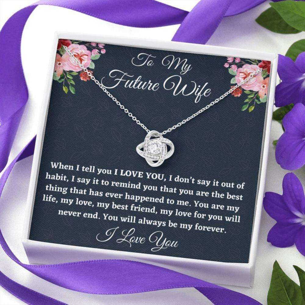 Future Wife Necklace, To My Future Wife Necklace Gift, Gift For Fianc?E, Necklace For Her Anniversary, Gift For Engaged For Karwa Chauth Rakva