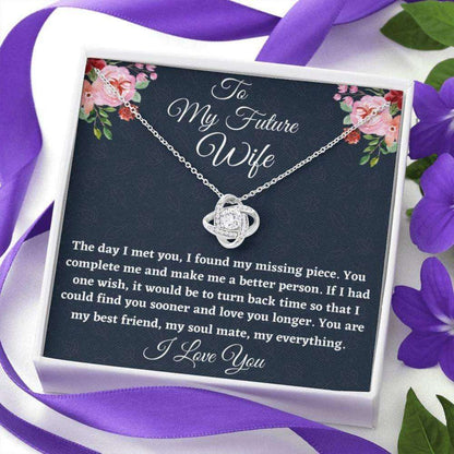 Future Wife Necklace, To My Future Wife Necklace Gift, Necklace For Her Anniversary, Gift For Engaged For Karwa Chauth Rakva