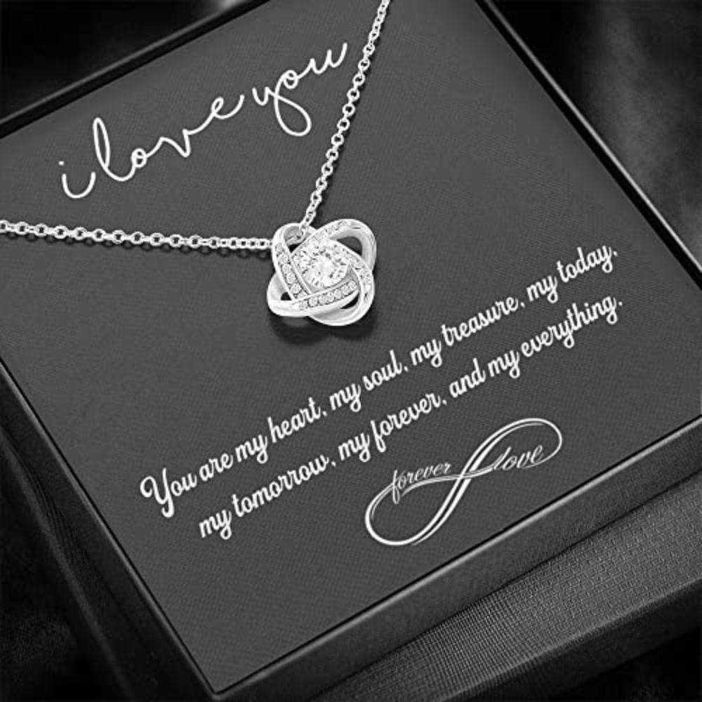 Future Wife Necklace, To My Future Wife Necklace Gifts “ To My Soulmate You Are My Heart, My Soul For Karwa Chauth Rakva