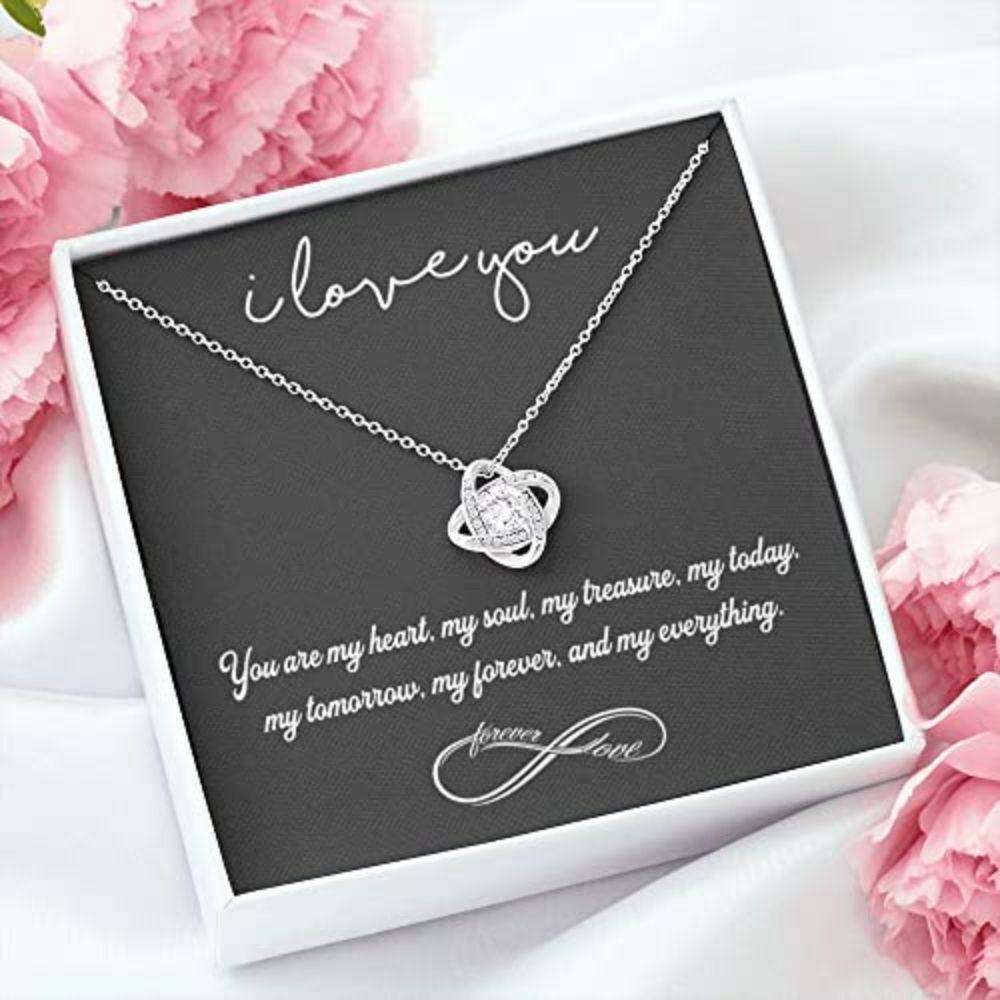 Future Wife Necklace, To My Future Wife Necklace Gifts “ To My Soulmate You Are My Heart, My Soul For Karwa Chauth Rakva