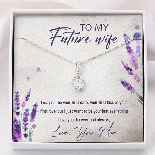 Future Wife Necklace, To My Future Wife Necklace “ Necklace With Gift Box Gifts for Future Wife / fiance Rakva