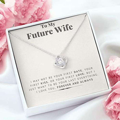 Future Wife Necklace, To My Future Wife Necklace To My Wife Necklaces From Husband “ I May Not Be Your First Date For Karwa Chauth Rakva