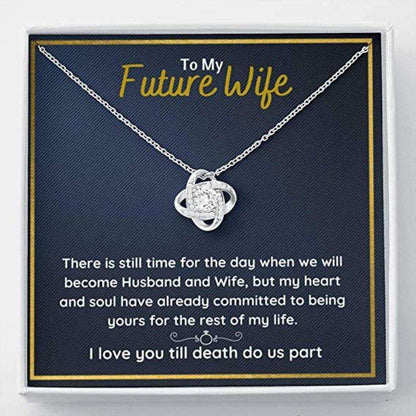 Future Wife Necklace, To My Future Wife Œcommitted” Necklace. Gift For Fiance, Girlfriend Or Future Wife. Fiance, Girlfriend Or Future For Karwa Chauth Rakva