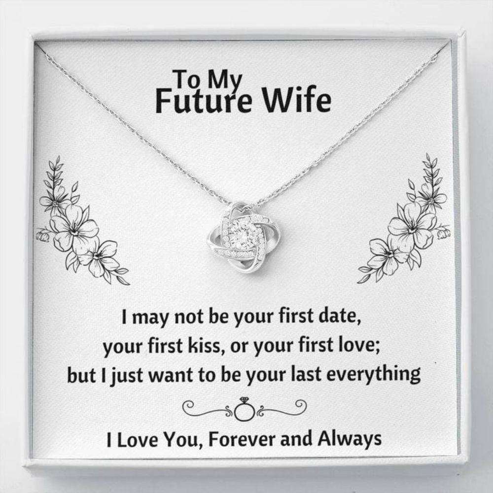 Future Wife Necklace, To My Future Wife Œlast Everything “ Flowers” Necklace Gift From Boyfriend For Karwa Chauth Rakva