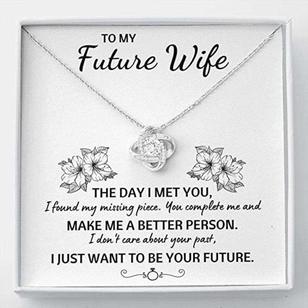 Future Wife Necklace, To My Future Wife Œyour Future” Necklace Gift . Fiance, Girlfriend Or Future Wife Gift For Karwa Chauth Rakva