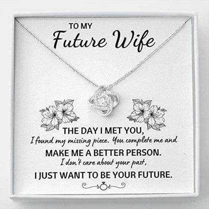 Future Wife Necklace, To My Future Wife Œyour Future” Necklace Gift . Fiance, Girlfriend Or Future Wife Gift For Karwa Chauth Rakva