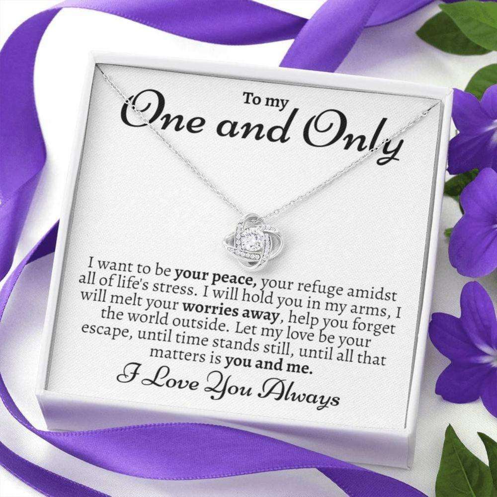 Future Wife Necklace, To My One And Only Necklace, Christmas Gift For Fiance Her, Gift For Fiance On Engagement, Other Half Necklace Gift For Bride Rakva