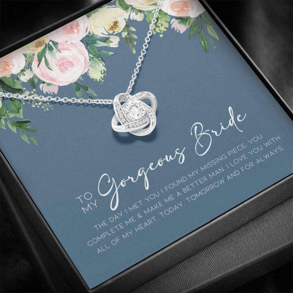 Future Wife Necklace, Wedding Gift For Bride From Groom, To My Gorgeous Bride Necklace, Future Wife Gift Gift For Bride Rakva