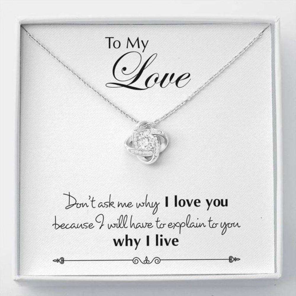 Girlfriend Necklace, Anniversary Gift For Girlfriend, Romantic, Gift For Girlfriend, Future Wife Gifts For Friend Rakva