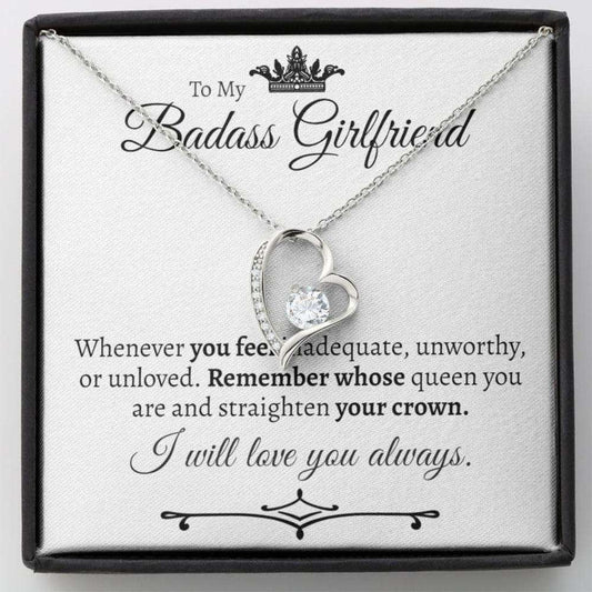 Girlfriend Necklace, Funny Gift For Girlfriend, Necklace For Girlfriend, Girlfriend Birthday Gift, Romantic Gift For Girlfriend Gifts For Friend Rakva