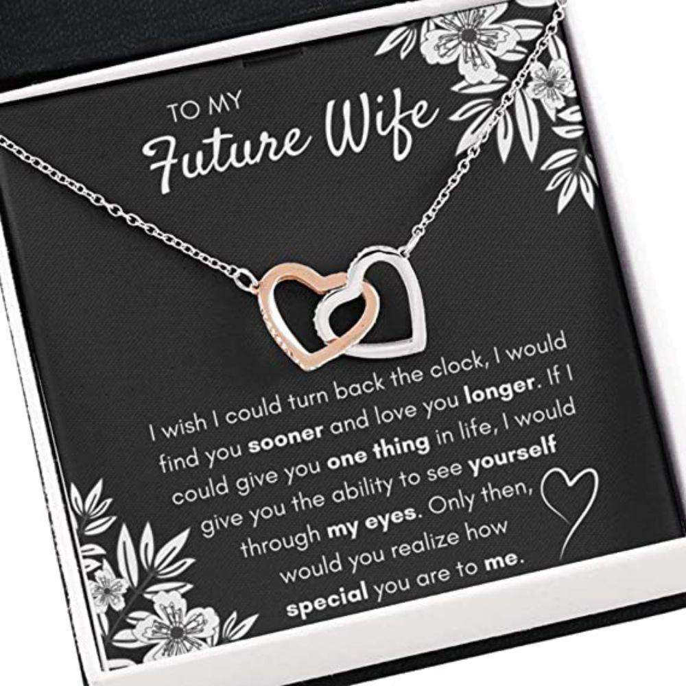 Girlfriend Necklace, Future Wife Necklace Gift For Girlfriend Fiance Find You Sooner Necklace For Karwa Chauth Rakva