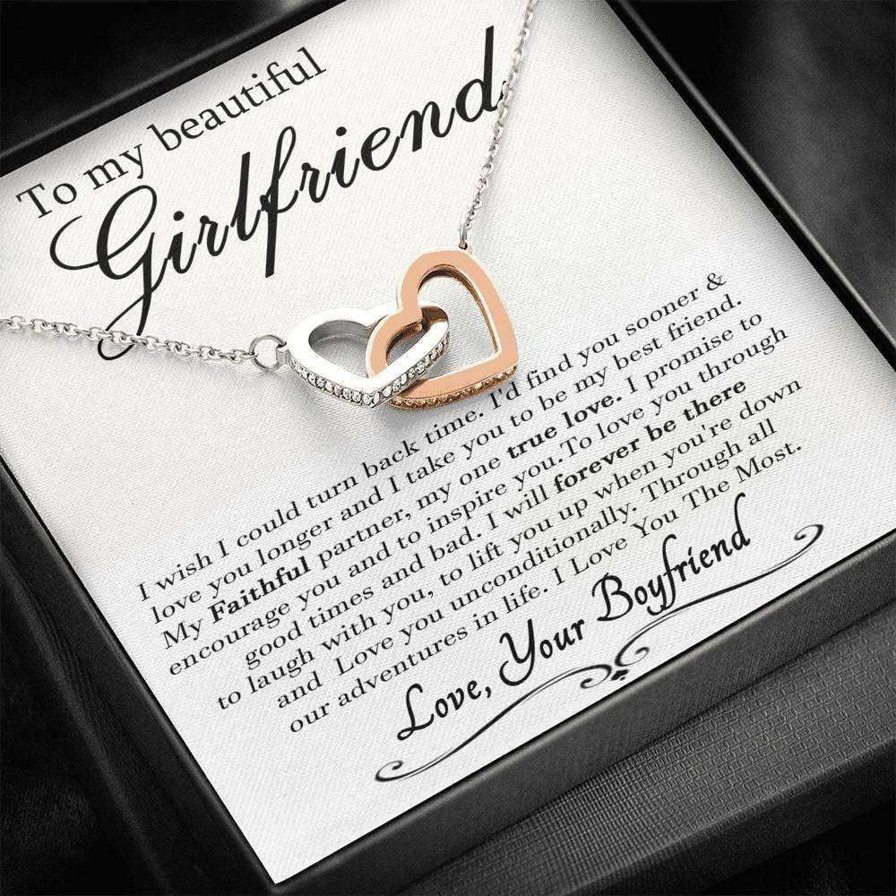 Girlfriend Necklace, Future Wife Necklace, Girlfriend Heart Necklace Valentine Gifts For Girlfriend From Boyfriend Gifts For Friend Rakva