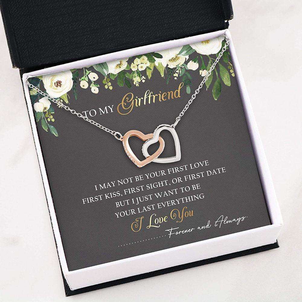 Girlfriend Necklace, Future Wife Necklace, Girlfriend Necklace Gifts From Boyfriend “ To My Girlfriend I Love You Gifts For Friend Rakva