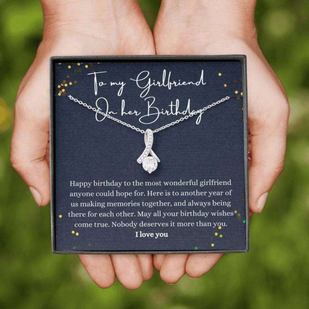 Girlfriend Necklace, Future Wife Necklace, Happy Birthday Girlfriend Necklace Gift, Thoughtful Gift Gifts For Friend Rakva