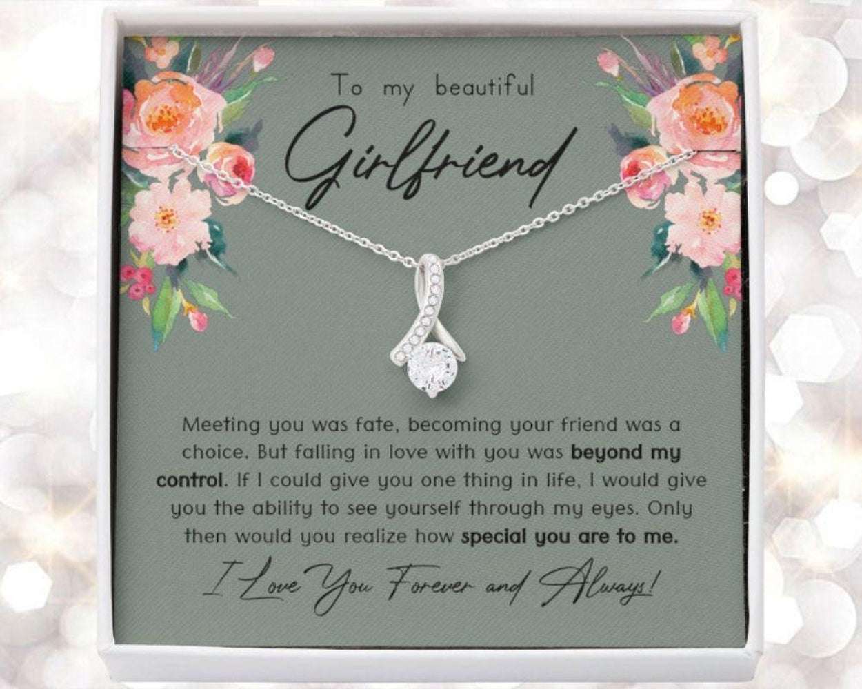 Girlfriend Necklace, Future Wife Necklace, Meaningful Necklace For Girlfriend, Cute Gift For Girlfriend On Birthday, Anniversary Gifts For Friend Rakva