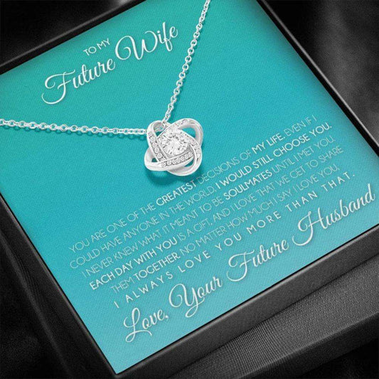 Girlfriend Necklace, Future Wife Necklace, Necklace Gift For Future Wife From Husband, Gift For Girlfriend, Bride, Fiance, Wedding Gifts For Friend Rakva