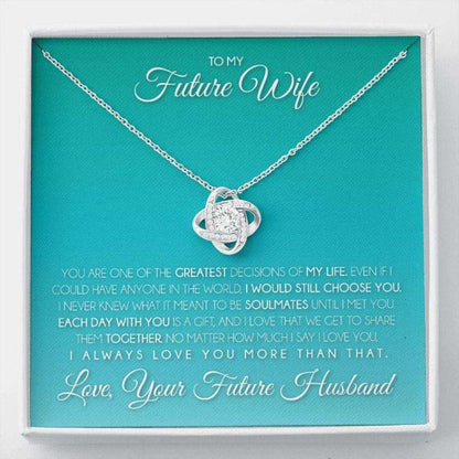 Girlfriend Necklace, Future Wife Necklace, Necklace Gift For Future Wife From Husband, Gift For Girlfriend, Bride, Fiance, Wedding Gifts For Friend Rakva