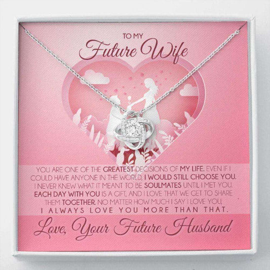 Girlfriend Necklace, Future Wife Necklace, Necklace Gift For Future Wife From Husband, Gift For Girlfriend, Bride, Fiance, Wedding Gifts For Friend Rakva