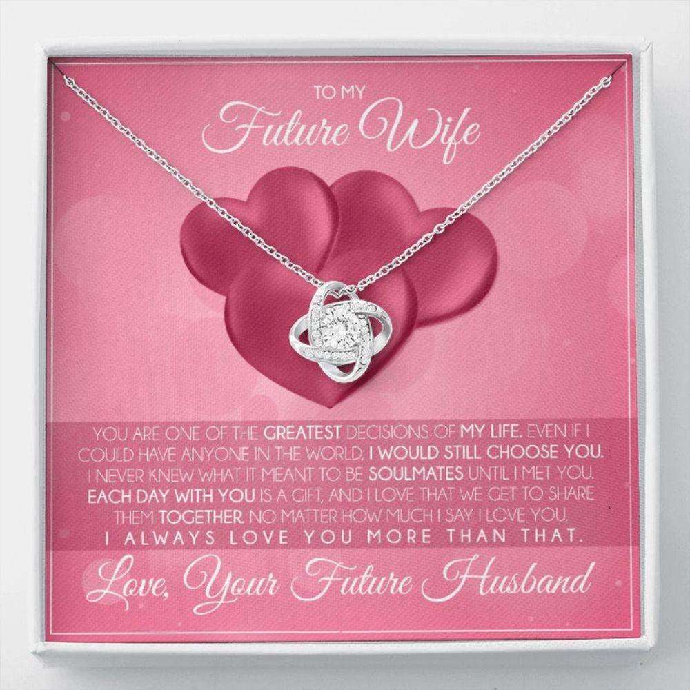 Girlfriend Necklace, Future Wife Necklace, Necklace Gift For Future Wife From Husband, Gift For Girlfriend, Bride, Fiance, Wedding Gifts For Friend Rakva