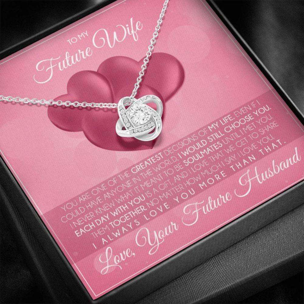 Girlfriend Necklace, Future Wife Necklace, Necklace Gift For Future Wife From Husband, Gift For Girlfriend, Bride, Fiance, Wedding Gifts For Friend Rakva